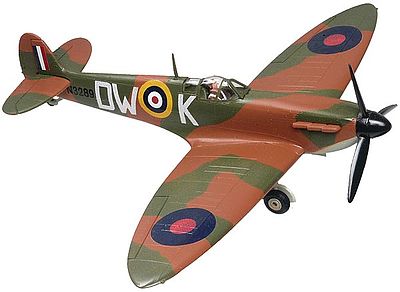 plastic airplane model kit,scale model aircraft,Spitfire -- Snap Tite Plastic Model Aircraft Kit -- 1/72 Scale -- #851375