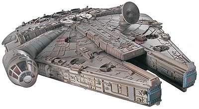 plastic airplane model kit,scale model aircraft,Star Wars Millennium Falcon -- Snap Tite Plastic Model Spacecraft Kit -- #851854