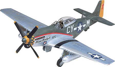 model airplane,plastic airplane model,P-51D Mustang -- Plastic Model Airplane Kit -- 1/48 Scale -- #855241