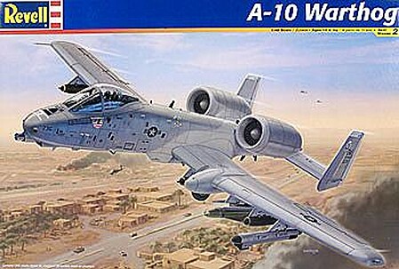 plastic airplane model,model planes,A-10 Warthog -- Plastic Model Airplane Kit -- 1/48 Scale -- #855521