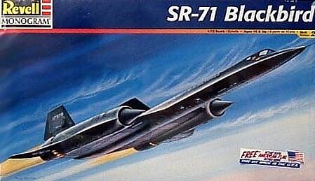 airplane model kits,SR-71A Blackbird -- Plastic Model Airplane Kit -- 1/72 Scale -- #855810