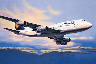 airplane model kits,Boeing 747-400 -- Plastic Model Airplane Kit -- 1/144 Scale -- #04219
