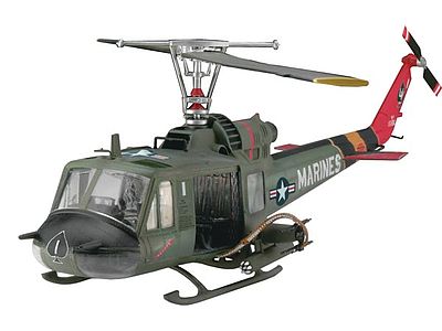 model helicopters,model helicopter,Bell UH-1C/B Huey Hog -- Plastic Model Helicopter Kit -- 1/48 Scale -- #04476