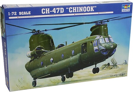 model helicopters,model helicopter,CH-47D Chinook Helicopter -- Plastic Model Helicopter -- 1/72 Scale -- #01622