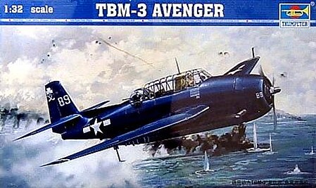 model airplane,plastic airplane model,TBM3 Avenger Aircraft -- Plastic Model Airplane -- 1/32 Scale -- #02234